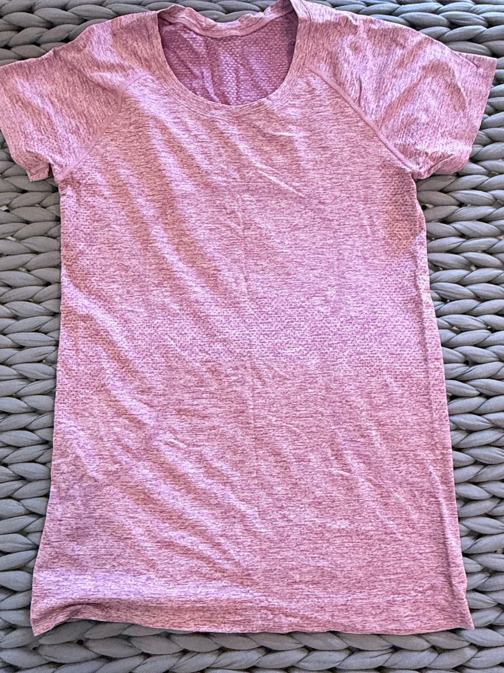 Lululemon Swiftly Tech hip length. Size 8. Purple marl.